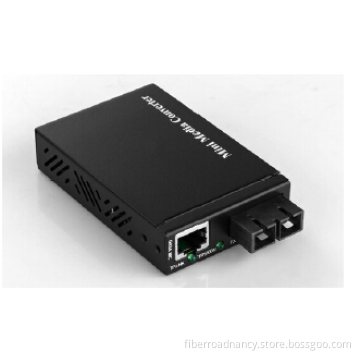 Mini 1000M Fiber Optic Media Converter SC singlemode